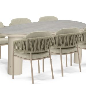 4 Seasons Outdoor Calma/Guave 240x120 cm dining tuinset 7-delig (9503948688220)